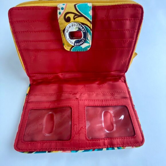 Vera Bradley Floral Quilted Wallet Clutch - Picture 2 of 6